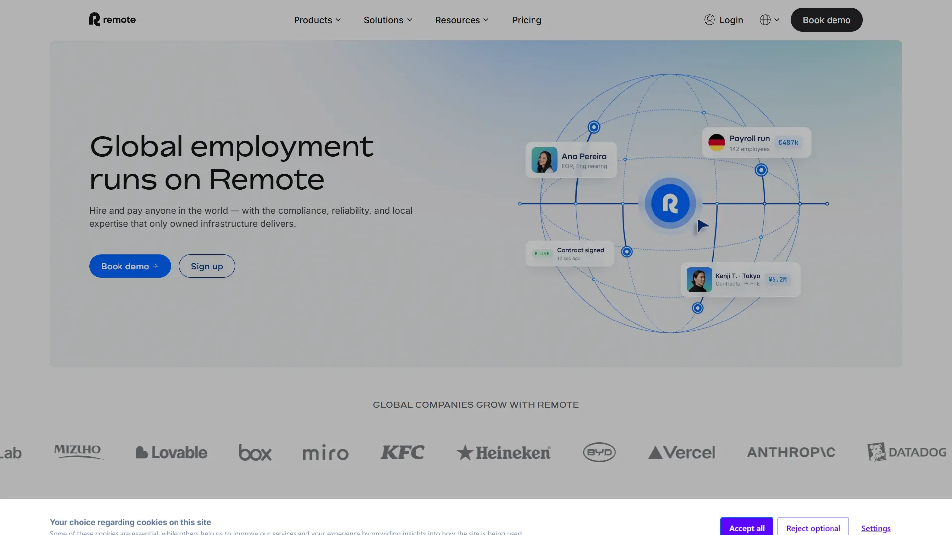 Remote.com Screenshot